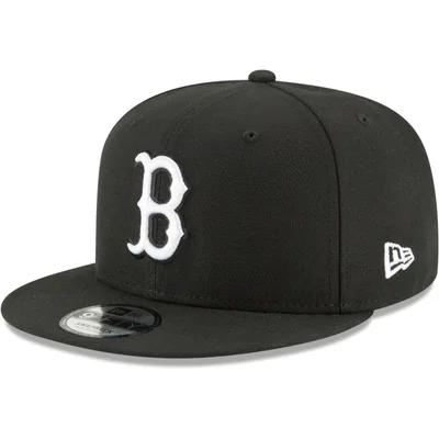 Gorra New Era Mlb 9fifty Boston Red Sox Negro Y Blanco Unisex - Venta Internacional.