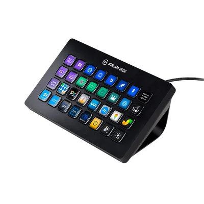 Elgato Stream Deck XL Teclado 32 Teclas LCD Personalizables USB Negro