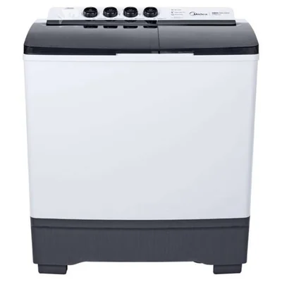 Lavadora 22 Kg Doble Tina Color Blanco Midea MT100W220/W-MX