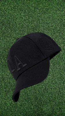 Gorra de béisbol negra con bordado LA - Los Angeles Dodgers