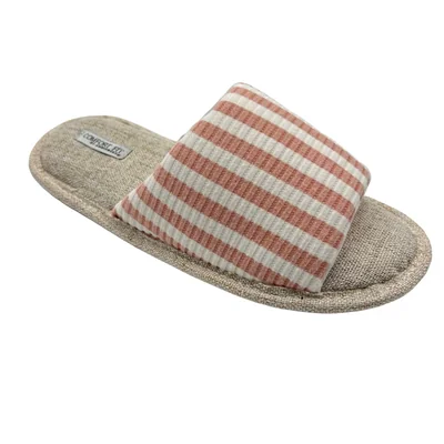 Pantufla Rayas Rosa Comfort Fit By As para Mujer