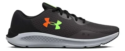 Tenis Under Armour Charged Pursuit 3 3024878100 Deportivo Ligero Original Negro Liso