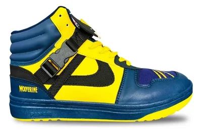 Tenis Bota Panam Tepoz Wolverine Diseño Icónico Y Urbano Bicolor Liso