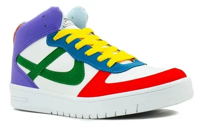 Tenis Panam Clásico Multicolor Unisex Estilo Urbano Multicolor Liso