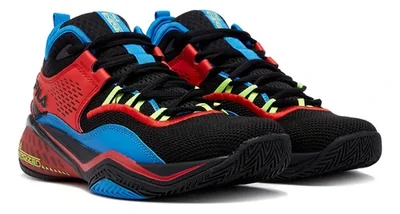 Tenis Fila Kwickmax Viz Energized Caballero, Gran Soporte Multicolor Liso