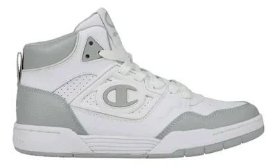 Tenis Tipo Bota Champion 5 On 5 Hi Caballero Ca101909m Orig Blanco Liso