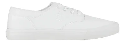 Tenis Dc Shoes Flash 3 Tx Mx (wht) Caballero Adys300795wht Urbano Original Moda Blanco Lisa