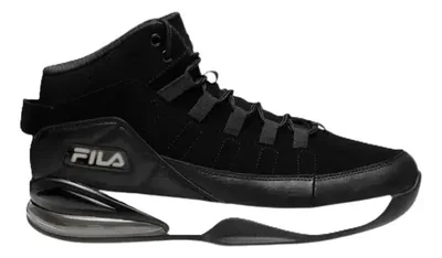 Tenis Tipo Bota Fila Activisor Viz Dama, Confort Absoluto Negro Liso