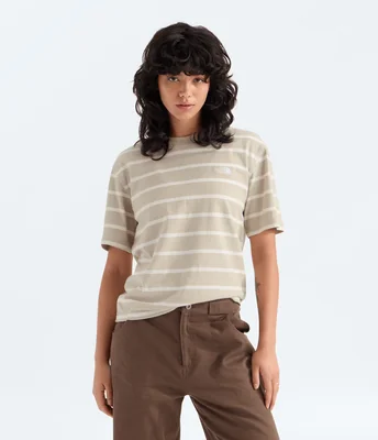 Playera Manga Corta Vista Stripe Mujer