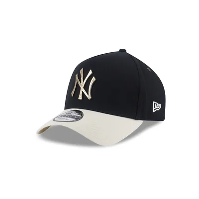 New York Yankees MLB Hammered Metal 9FORTY A-Frame Strapback Negro