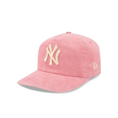 New York Yankees MLB Pastel Corduroy 19TWENTY Strapback Rosa