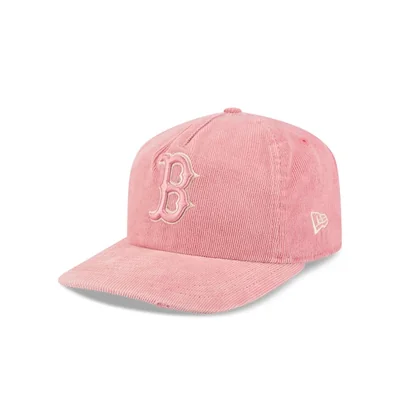 Boston Red Sox MLB Pastel Corduroy 19TWENTY Strapback Rosa