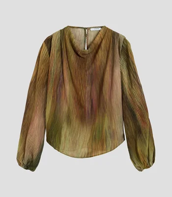 Blusa fantasía manga larga Mujer