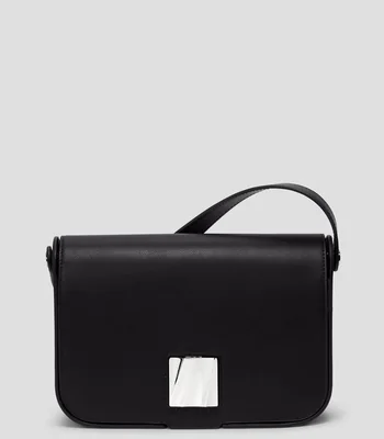 Bolsa crossbody en piel lisa Olas Mujer