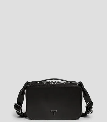 Bolsa crossbody en piel lisa Myla Mujer