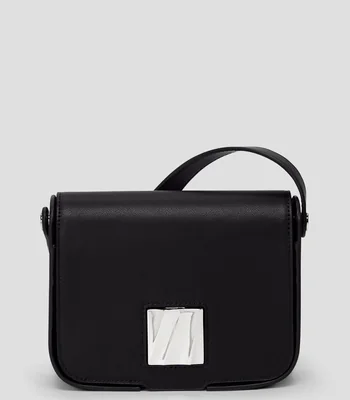 Bolsa crossbody en piel lisa Olas Mujer