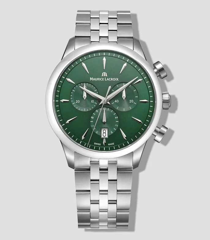 Reloj para Hombre cronógrafo casual Verde