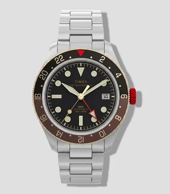 Reloj para Hombre Waterbury Heritage Casual Plateado, Burdeos