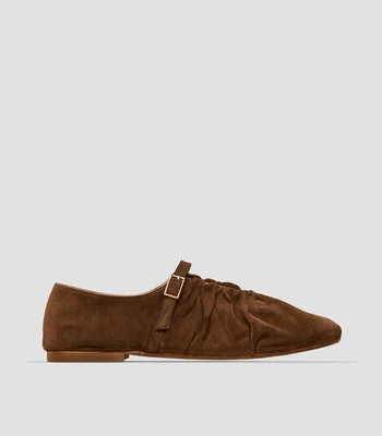 Flats Mary Jane Yaxi en piel Mujer