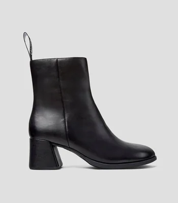 Botines de tacón medio cuadrado Mujer
