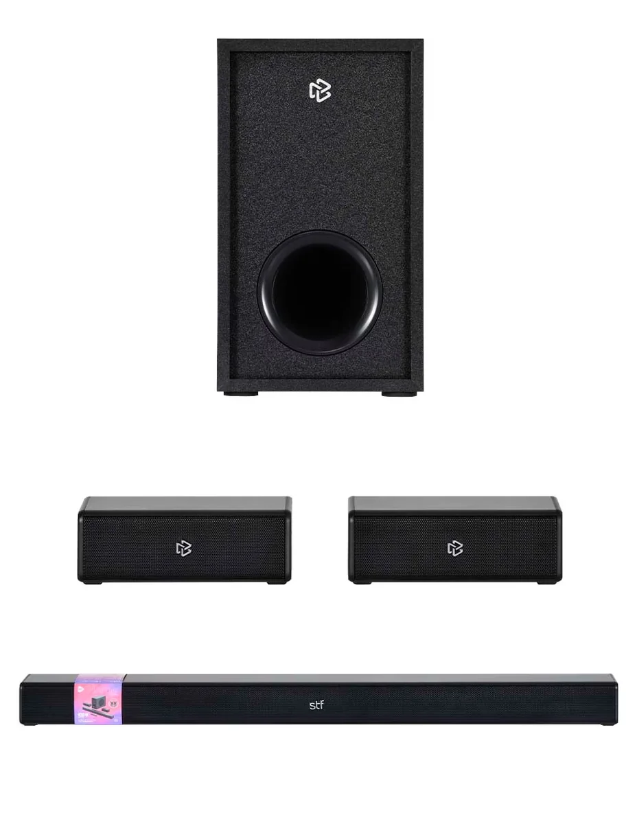 Barra de sonido Home Audio 5.1 Bluetooth 5.3 HDMI ARC con subwoofer