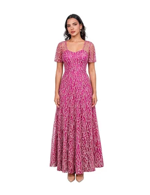 Vestido largo de fiesta escote Corazón