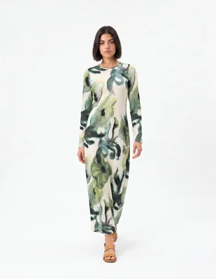 Vestido largo casual para mujer