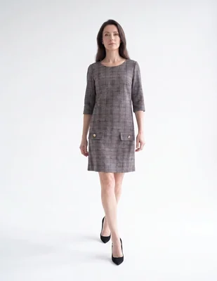 Vestido a la rodilla casual para mujer