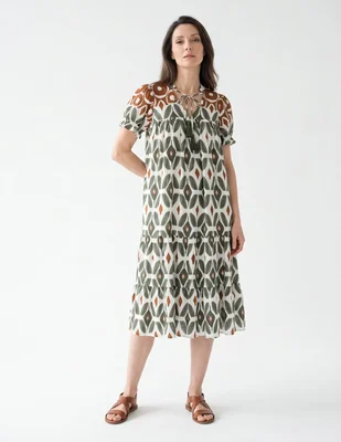 Vestido 3/4 casual para mujer