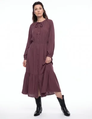 Vestido midi casual para mujer