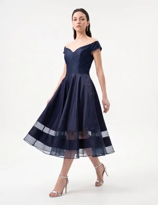 Vestido midi de fiesta para mujer