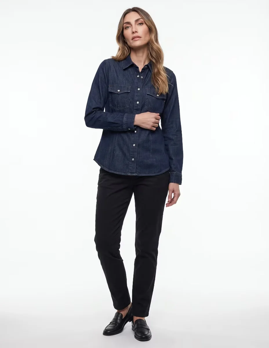 Blusa manga larga para mujer