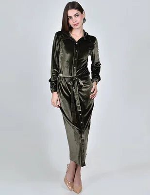 Vestido midi casual para mujer