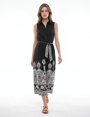 Vestido 3/4 casual para mujer
