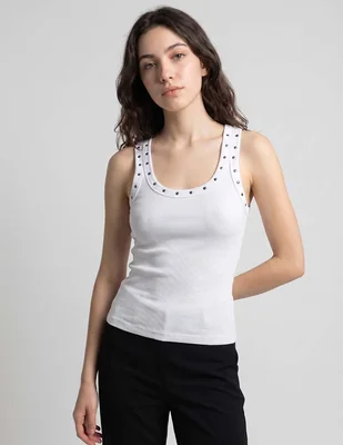 Top cuello regular tirante clásico