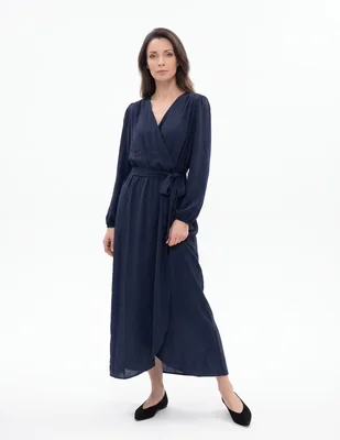 Vestido al tobillo casual para mujer