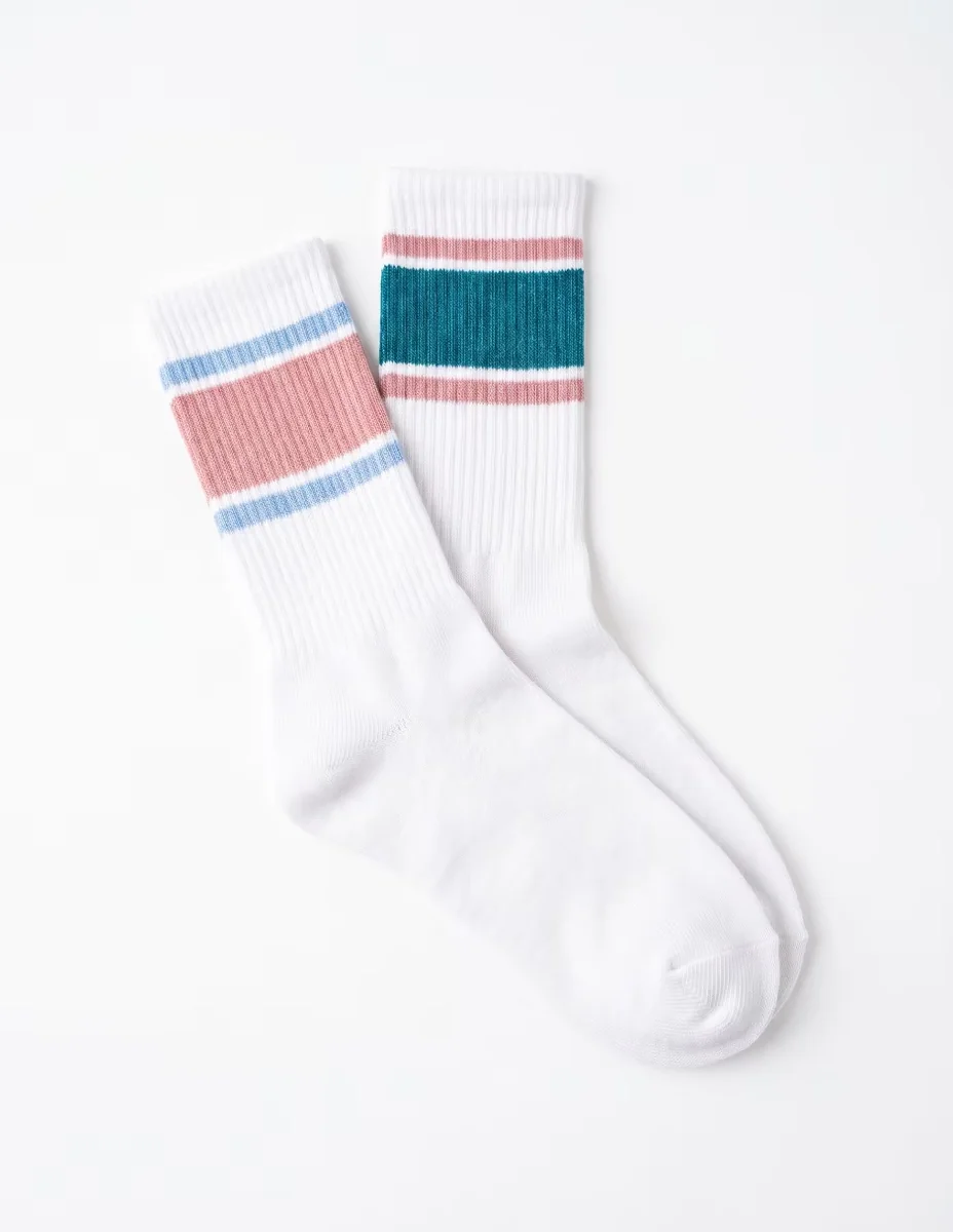Set de calcetín de algodón para mujer 2 Pares