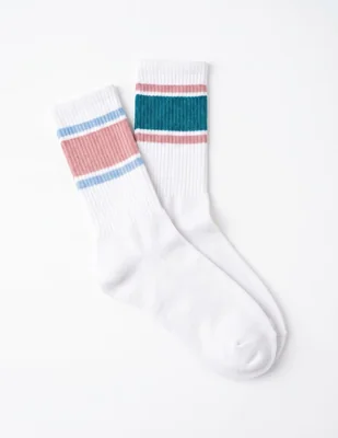 Set de calcetín de algodón para mujer 2 Pares