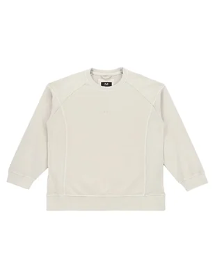 Sudadera con acanalado pokiha para mujer