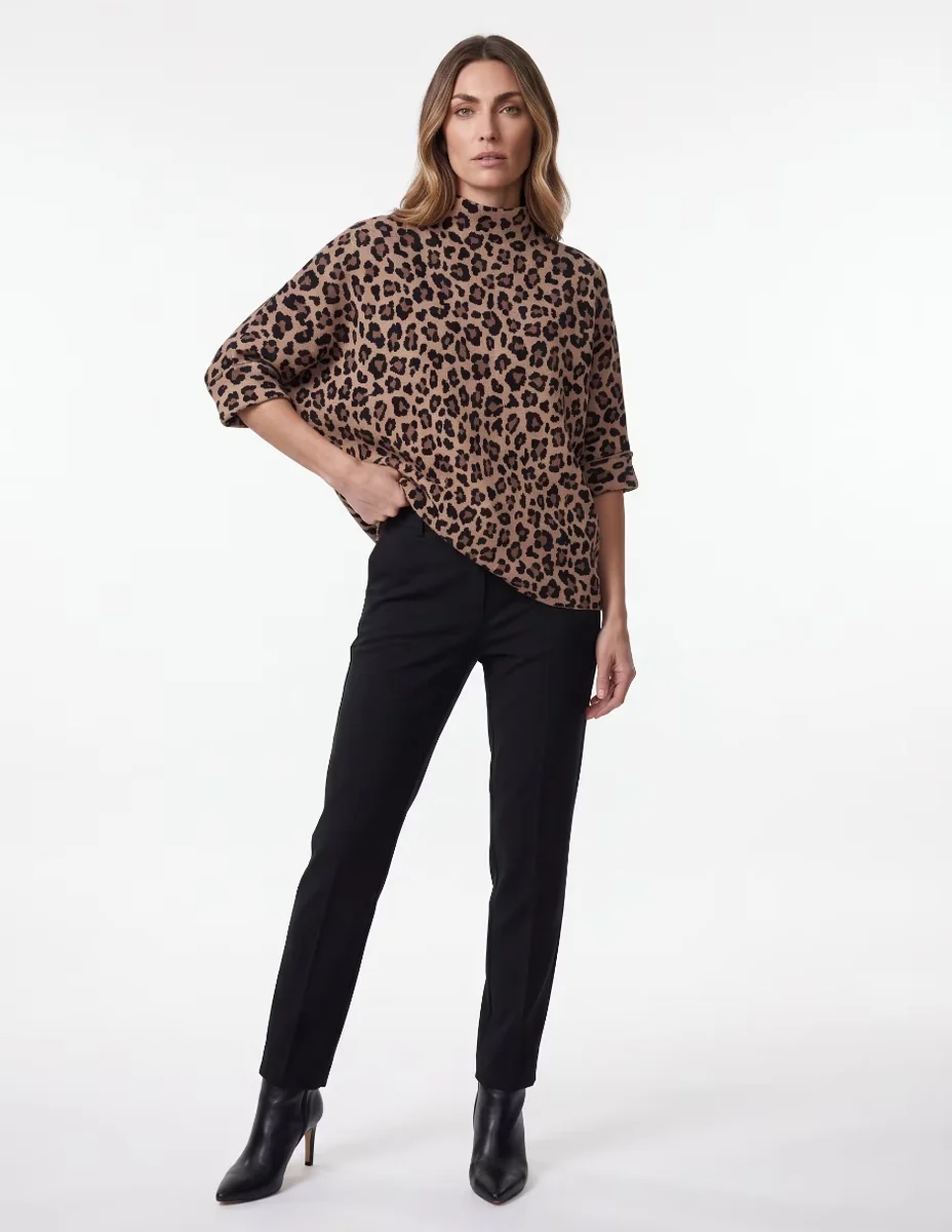 Suéter cuello alto para mujer