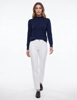 Suéter cuello redondo para mujer