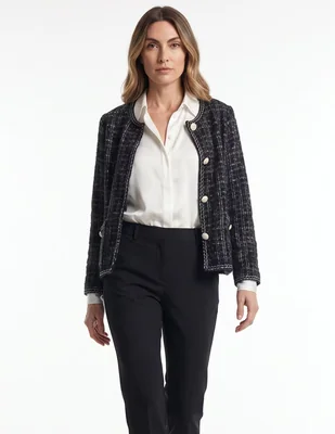 Suéter cuello redondo para mujer