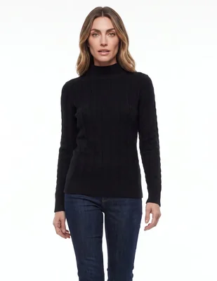 Suéter cuello mao para mujer
