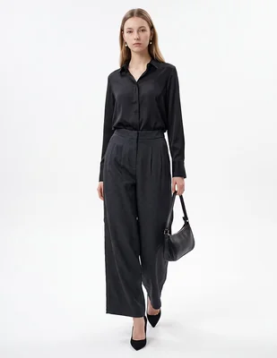 Pants Amplio con cierre para mujer