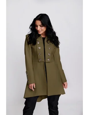 Abrigo de lana para mujer