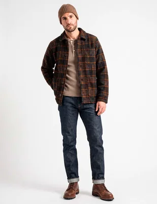 Camisa casual manga larga para hombre