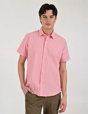 Camisa casual manga corta para hombre