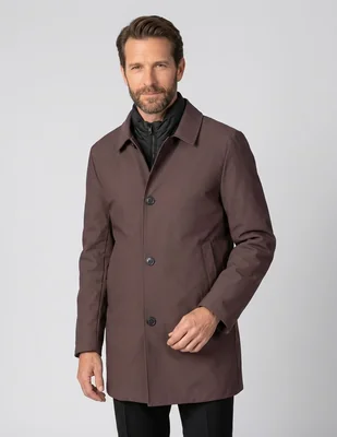 Abrigo con bolsillos para hombre