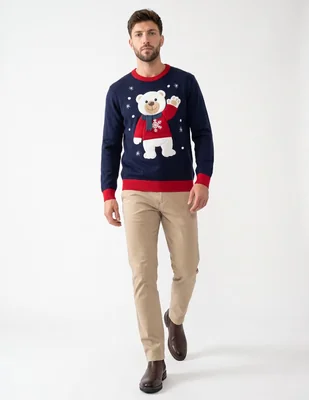 Suéter cuello redondo para hombre