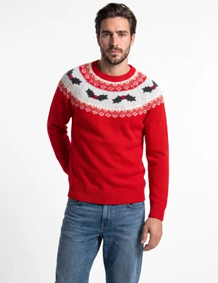 Suéter cuello redondo para hombre